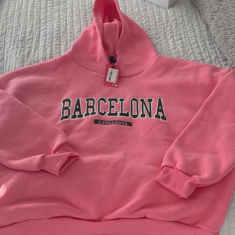 Edikted Pink Barcelona Cowl Neck Sweater